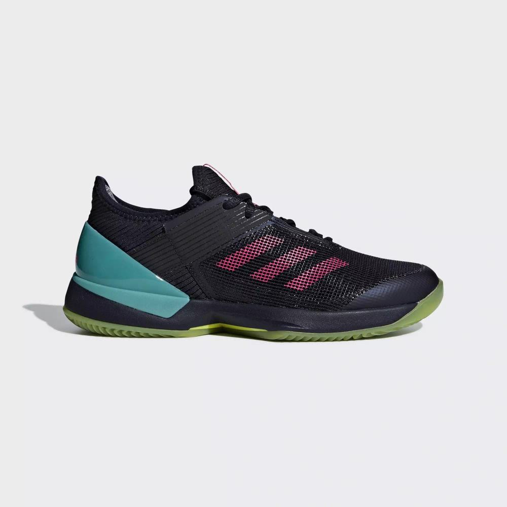 Adidas Adizero Ubersonic 3.0 Clay Zapatillas De Tenis Azules Para Mujer (MX-13541)